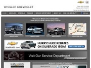 Whisler Chevrolet Co Website