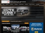 White Chrysler Dodge Website
