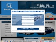White Plains Honda Sales Website