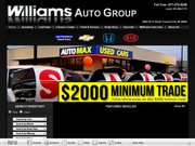 Williams Chevrolet & Honda Website