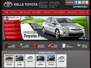 Wills Toyota Website