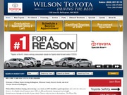 Wilson Motors Toyota Website