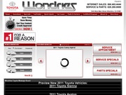 Wondries Toyota Website