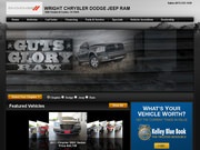 Wright Chrysler Jeep Dodge Website