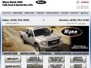 WYNN Pontiac-Buick-GMC Website