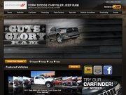 York Chrysler  Dodge Jeep Website