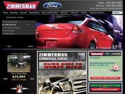 Zimmerman Ford Website